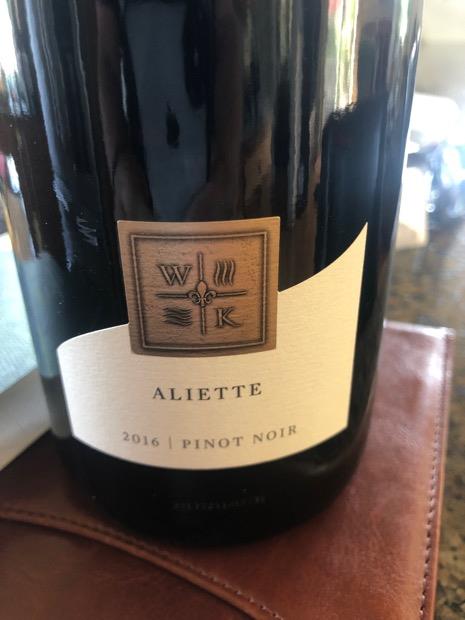 2016 WillaKenzie Estate Pinot Noir Aliette, USA, Oregon ...