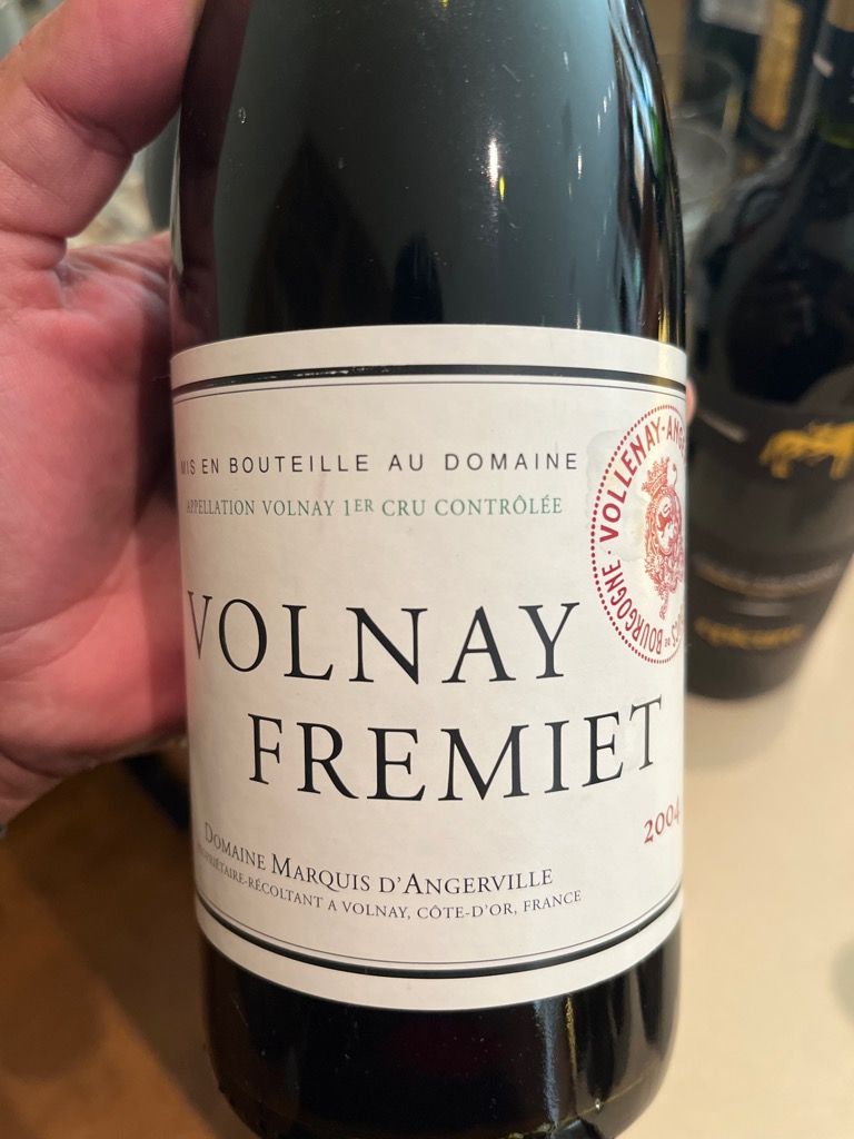 ワイン Volnay Fremiet 2009 750ml 2009 Domaine Marquis d'Angerville Volnay 1er Cru Les