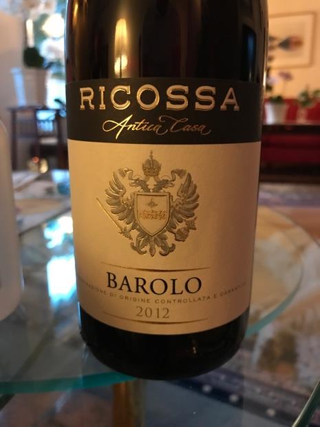 2012 Ricossa Barolo - CellarTracker