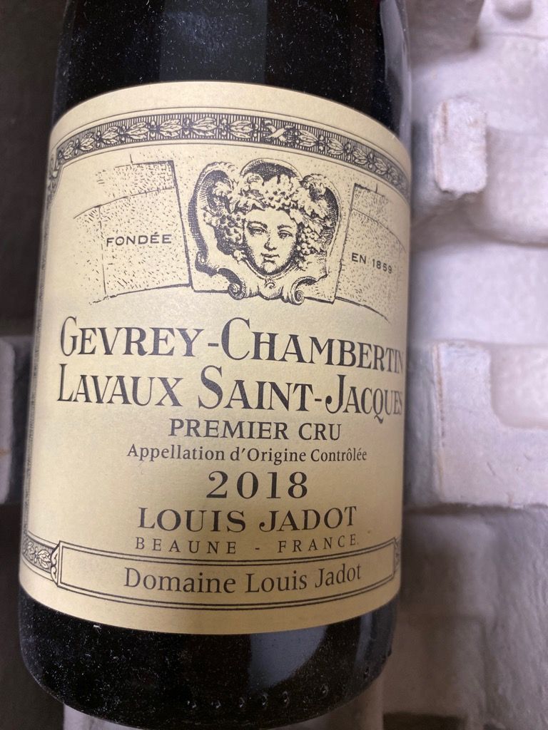2018 Louis Jadot Gevrey-Chambertin 1er Cru Lavaux St