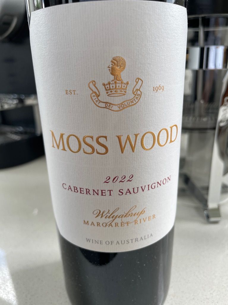 2022 Moss Wood Cabernet Sauvignon - CellarTracker