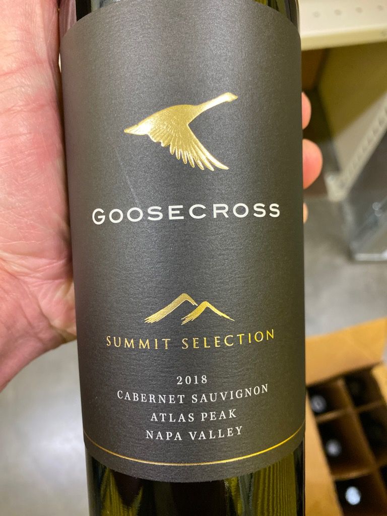 2018 Goosecross Cellars Sauvignon Summit Selection Atlas Peak, USA, California, Napa