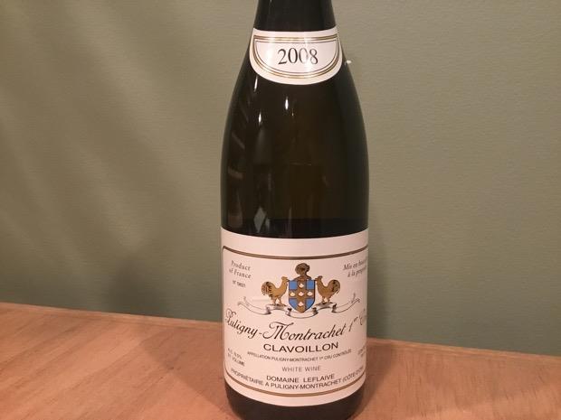 2008 Domaine Leflaive Puligny-Montrachet 1er Cru Clavoillon