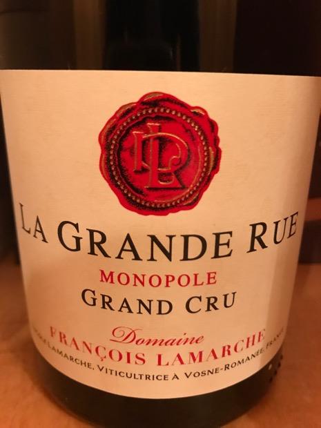 2018 Domaine Nicole Lamarche La Grande Rue - CellarTracker