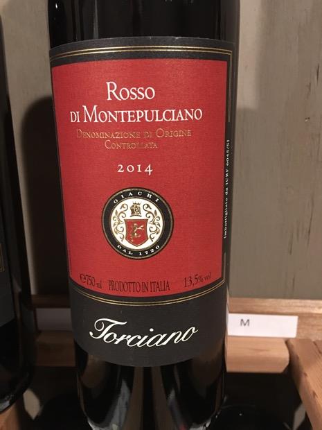 2014 Torciano Rosso di Montepulciano, Italy, Tuscany, Montepulciano ...