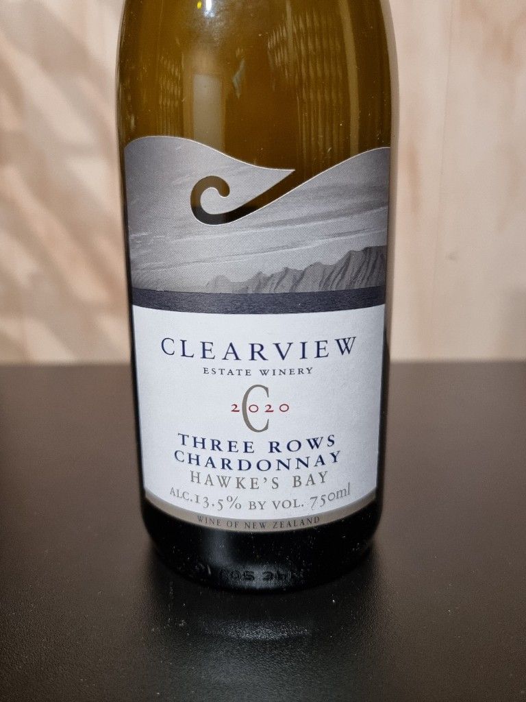 2021 Clearview Estate Chardonnay Three Rows, New Zealand, North Island