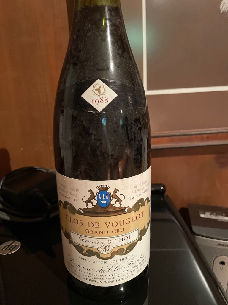 Papageno ξ クロ ド ヴージョ デュ クロ フランタン 1988 1988 Maison Albert Bichot Clos Vougeot Domaine du Clos Frantin