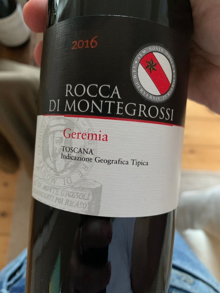 2016 Rocca di Montegrossi Geremia Toscana IGT, Italy, Tuscany, Toscana ...