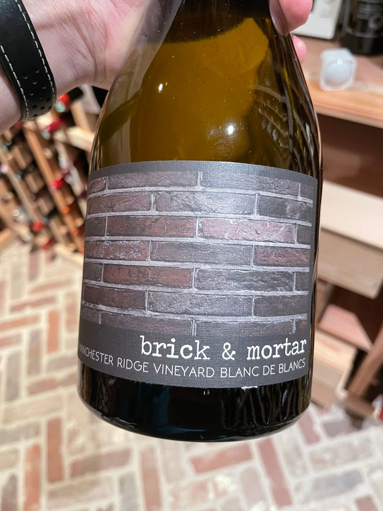 2018 Brick & Mortar Chardonnay Blanc de Blancs Manchester Ridge ...