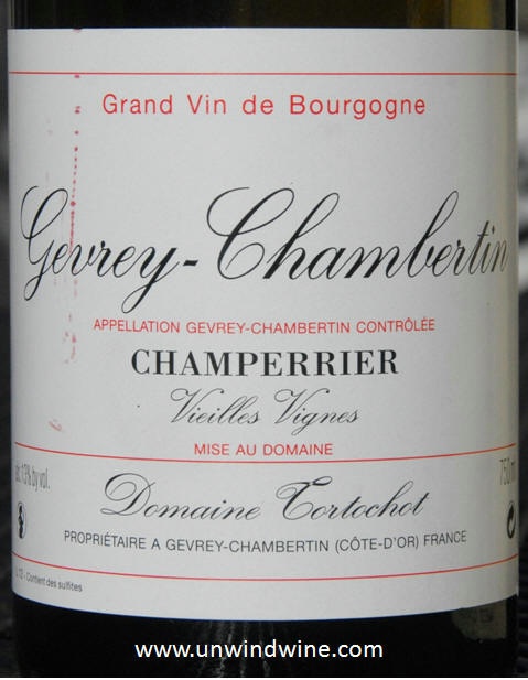 ワイン Gabriel Tortochot Gevrey-Chambertin 2014 2014 Domaine Tortochot Gevrey-Chambertin Champerrier Vieilles