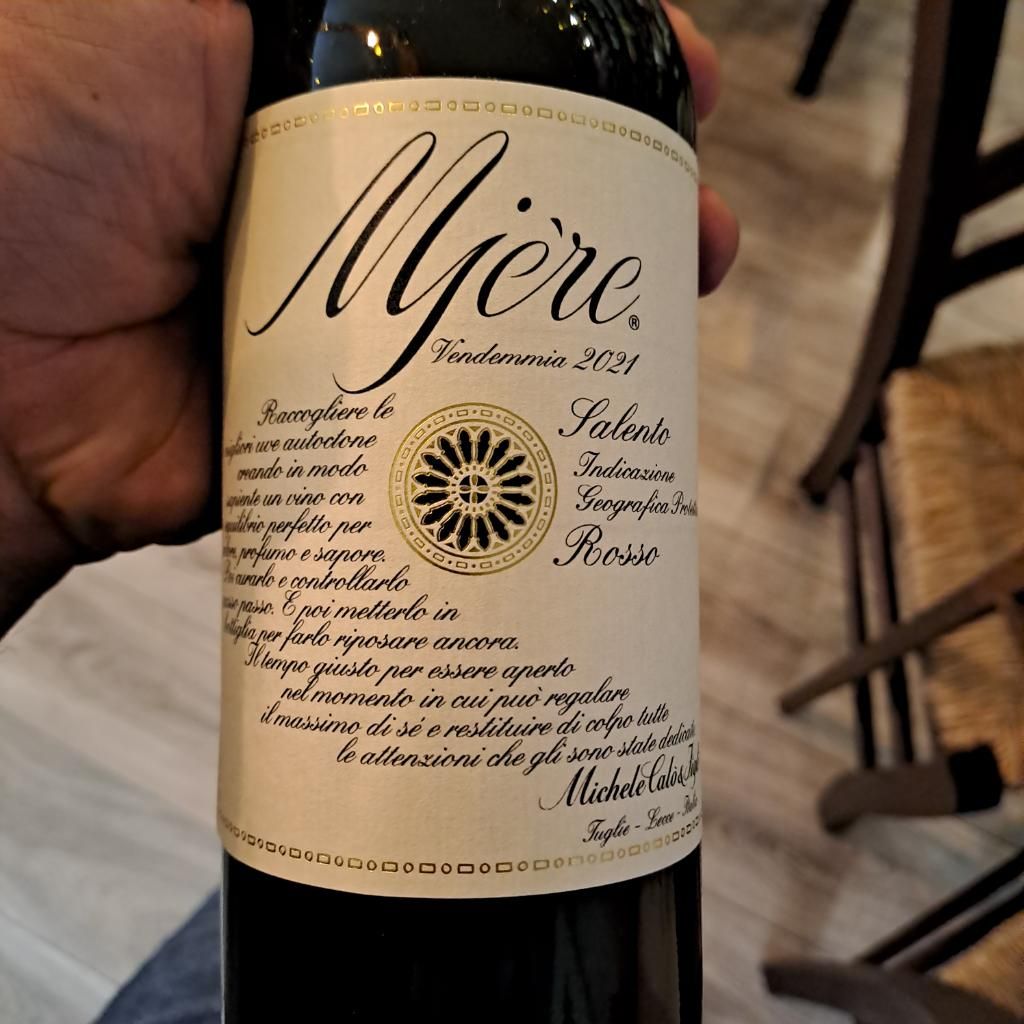 2021 Michele Cal figli Mjere Salento IGT CellarTracker