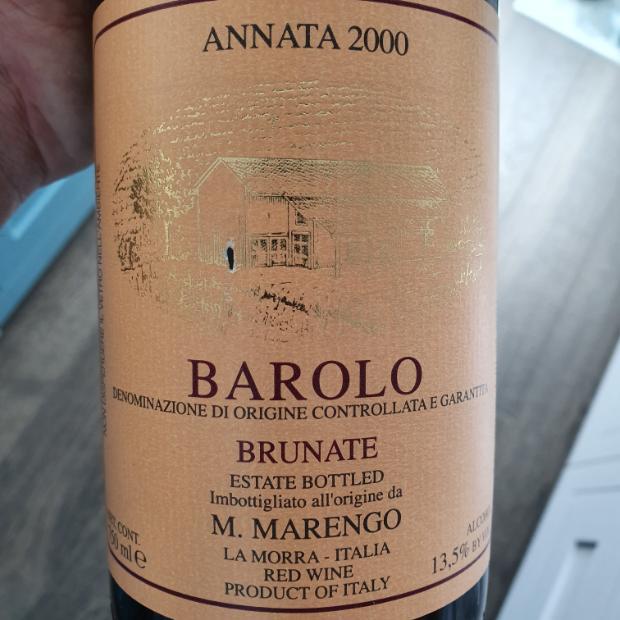 2000 M. Marengo Barolo Brunate CellarTracker