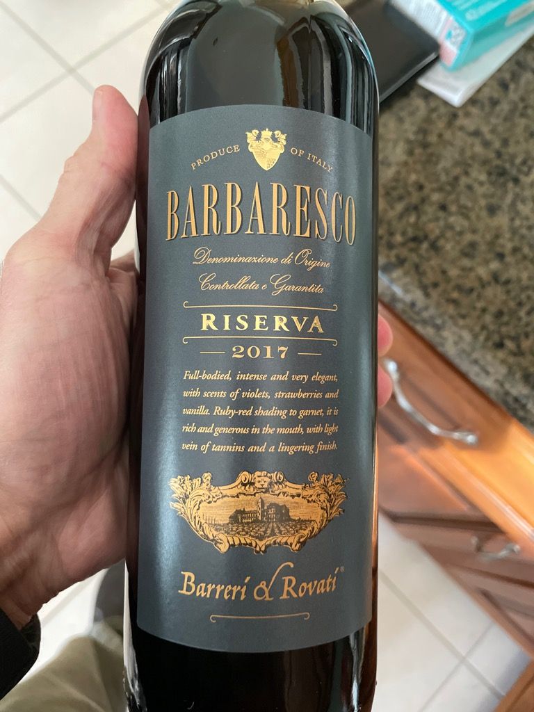 2017 Barreri & Rovati Barbaresco Riserva - CellarTracker