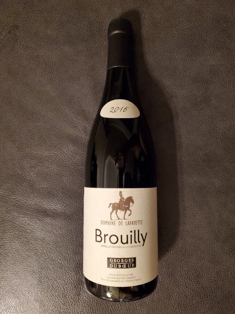 2016 Georges Dubœuf Brouilly Domaine de Lafayette, France, Burgundy ...