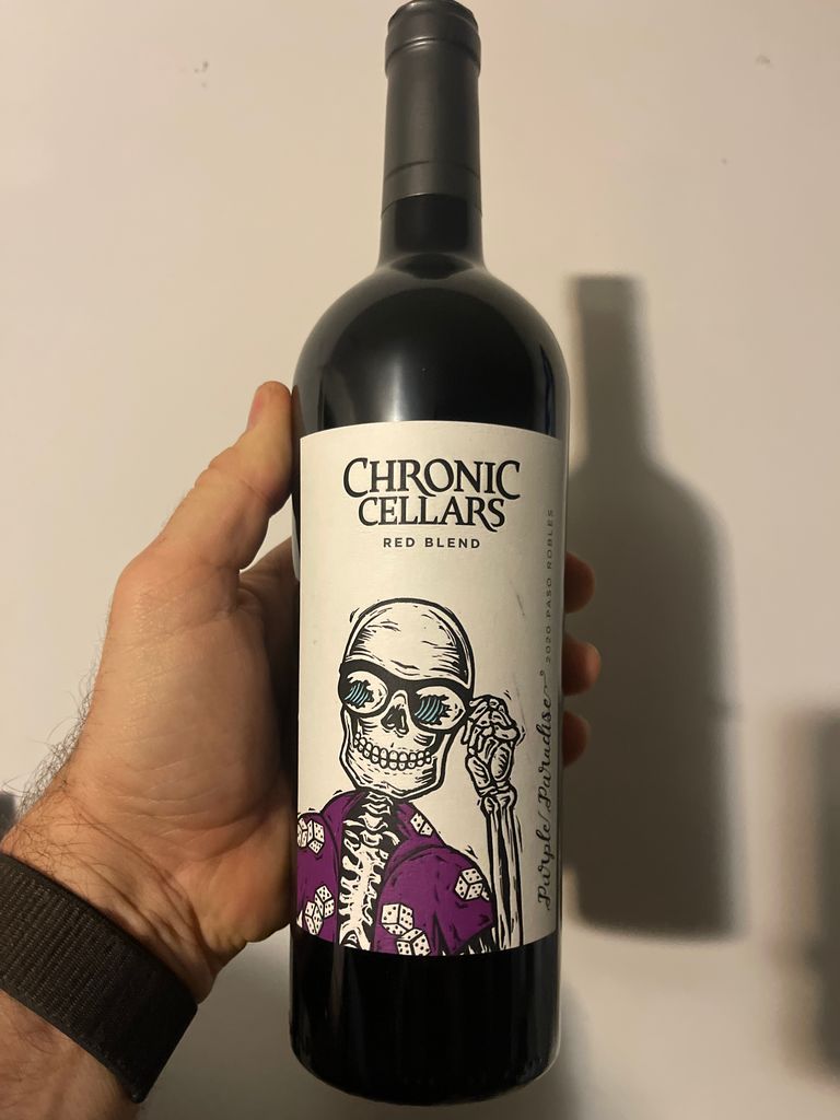 2016 Chronic Cellars Purple Paradise - CellarTracker