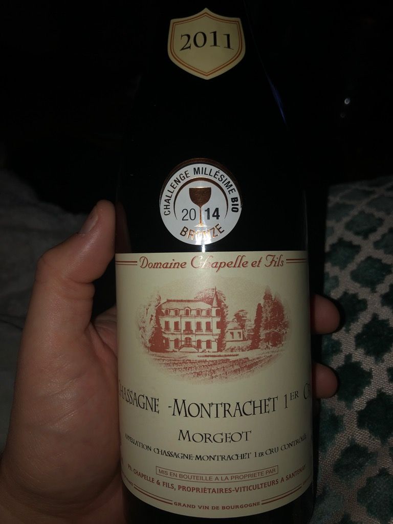 2010 Domaine Chapelle & Fils Chassagne-Montrachet 1er Cru Morgeot