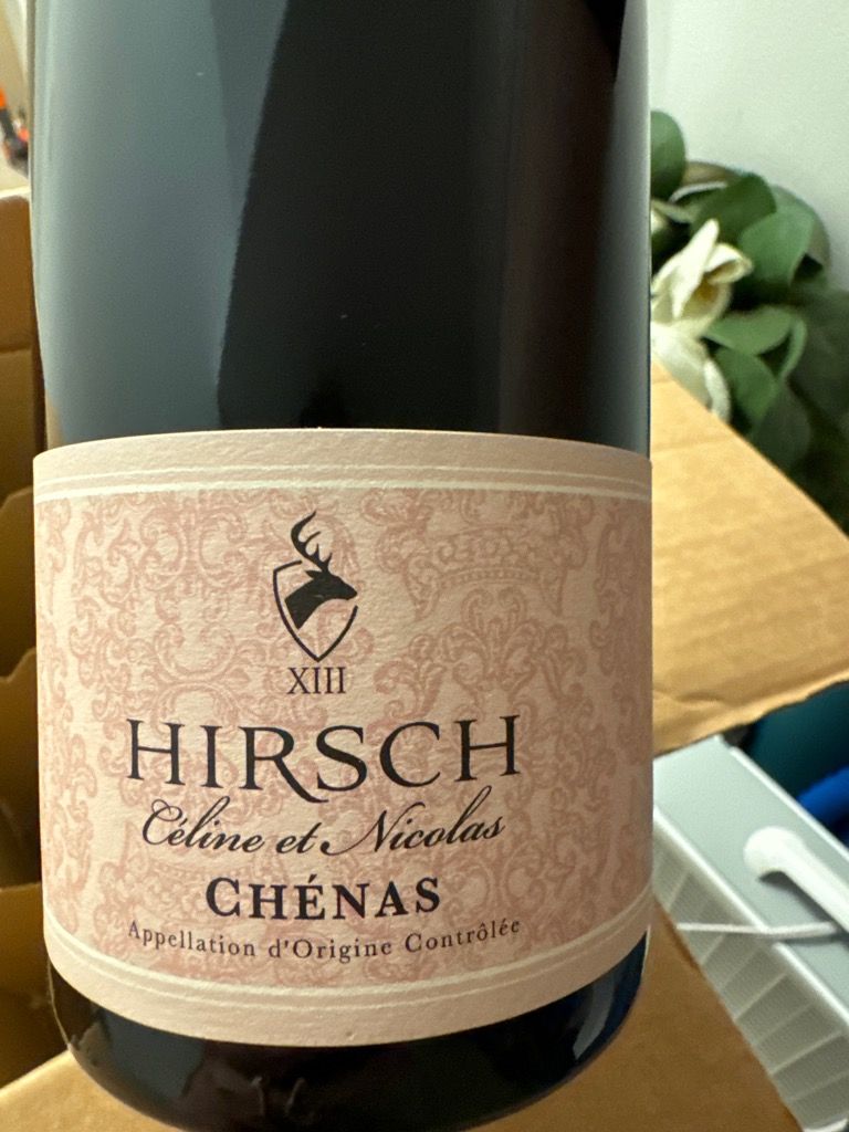 Céline et nicolas discount hirsch beaujolais villages 2015