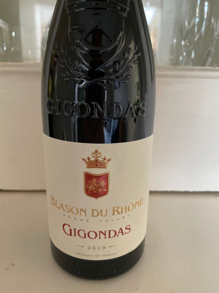 2019 Blason de Rhône Gigondas, France, Rhône, Southern Rhône, Gigondas