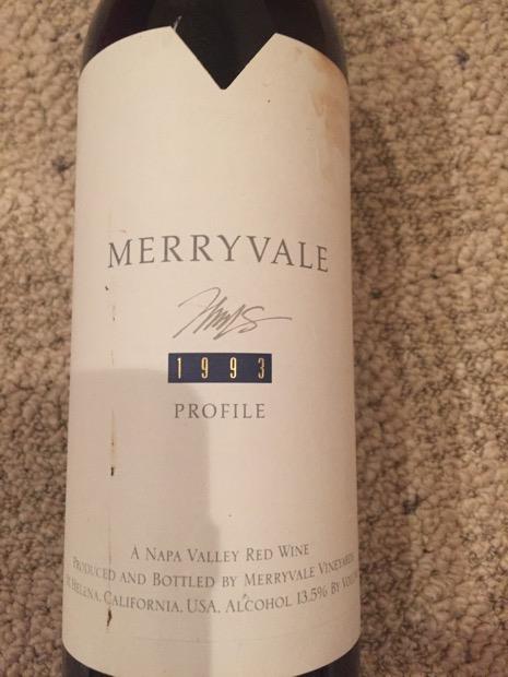 1996 Merryvale Profile - CellarTracker