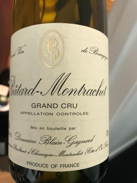 2019 Blain-Gagnard Bâtard-Montrachet - CellarTracker