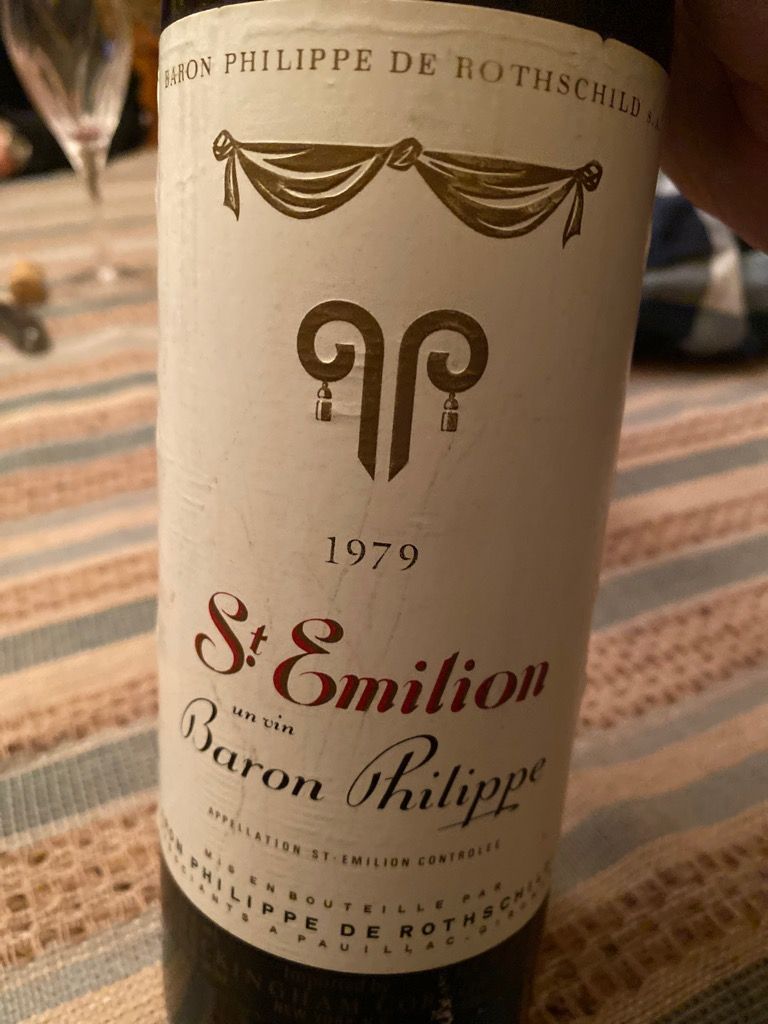 1985 Baron Philippe de Rothschild St. Émilion, France, Bordeaux