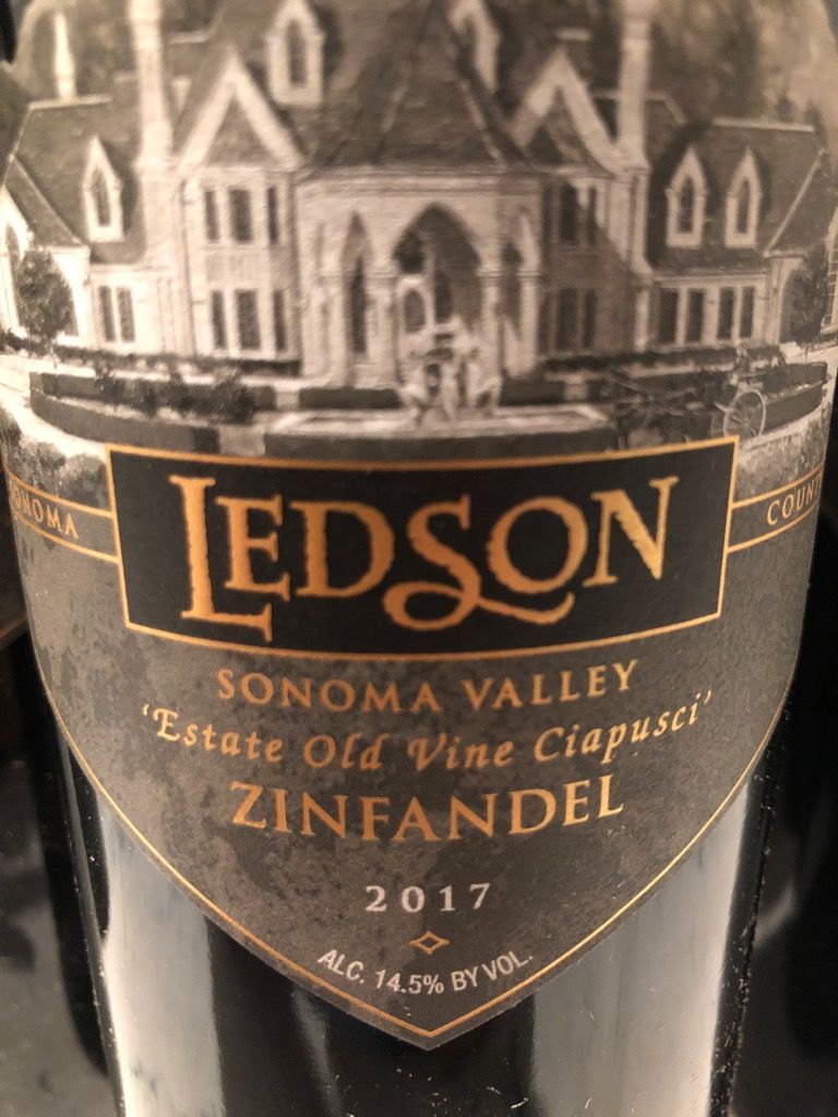 2018 Ledson Zinfandel Ciapusci Ancient Vine Sonoma County, USA