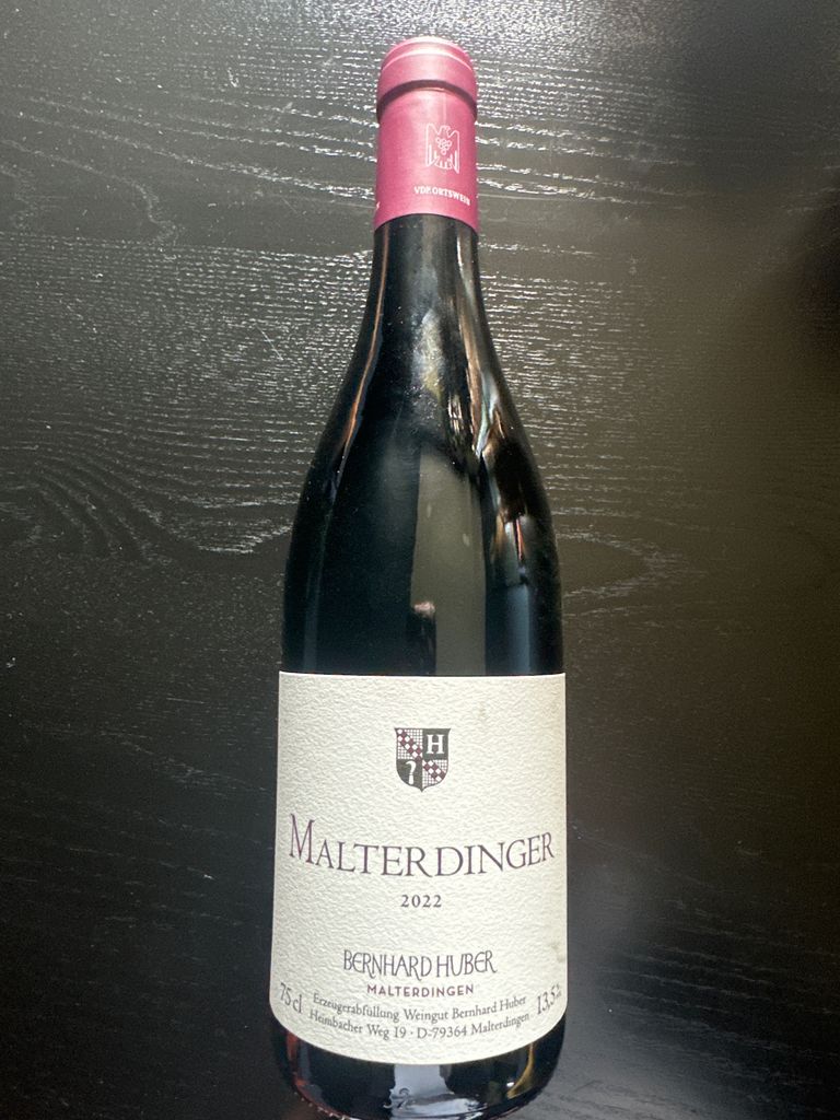 2022 Bernhard Huber Malterdinger Spätburgunder - CellarTracker