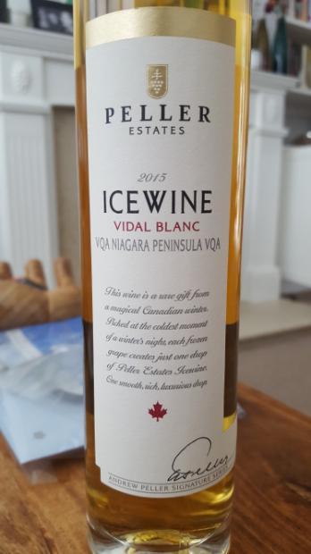 2015 Peller Estates Vidal Blanc Icewine Andrew Peller Signature