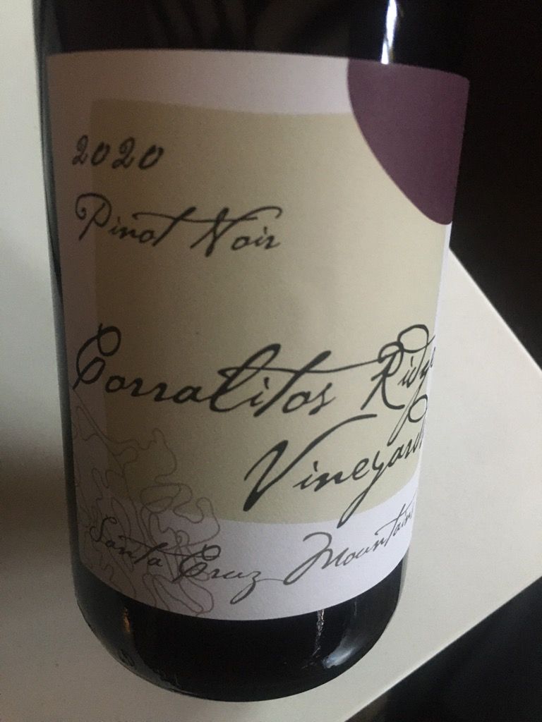 ワイン RIDGE CORRALITOS PINOT NOIR 2018 750ml 2018 Corralitos Ridge Vineyards Pinot Noir - CellarTracker