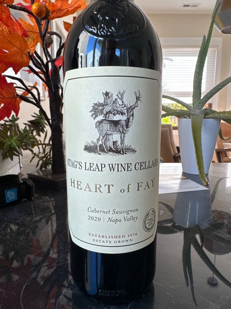 2020 Stag's Leap Wine Cellars Cabernet Sauvignon Heart of Fay