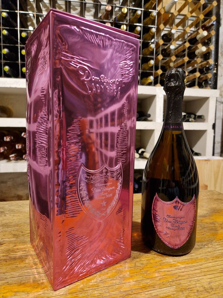 2008 Dom Pérignon Champagne Lady Gaga Limited Edition Rosé - CellarTracker