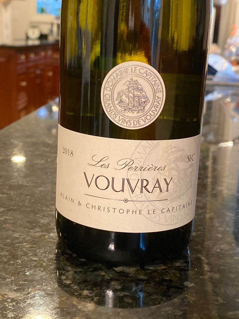 2021 Domaine Le Capitaine Vouvray Les Perrières, France, Loire Valley