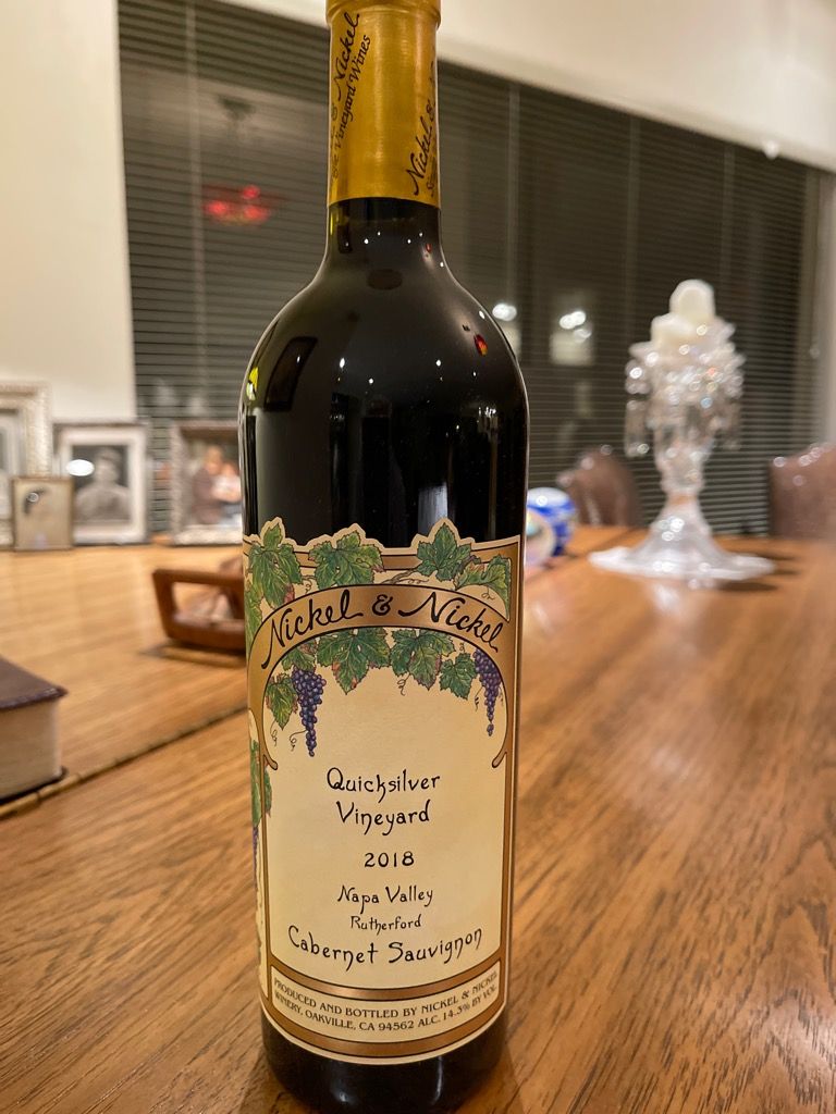 2018 Nickel & Nickel Sauvignon Quicksilver Vineyard, USA