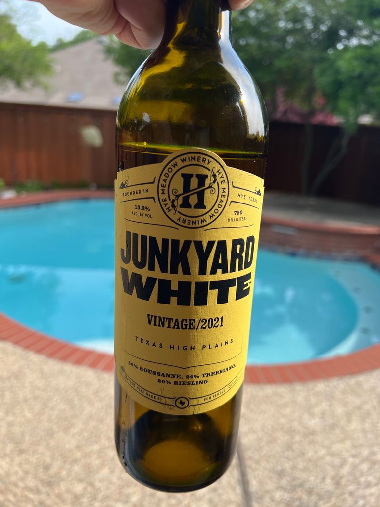 2021 Hye Meadow Winery Junkyard White, USA, Texas CellarTracker