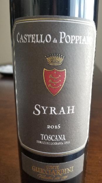 2012 Conte Ferdinando Guicciardini Syrah Castello di Poppiano