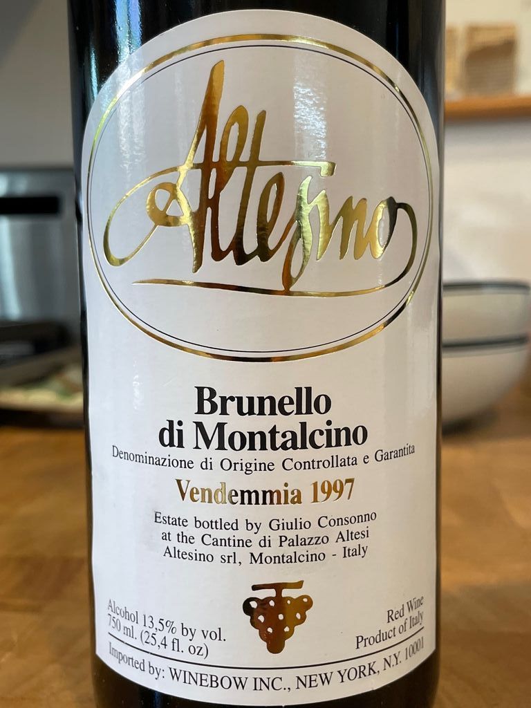 1997 Altesino Brunello di Montalcino - CellarTracker