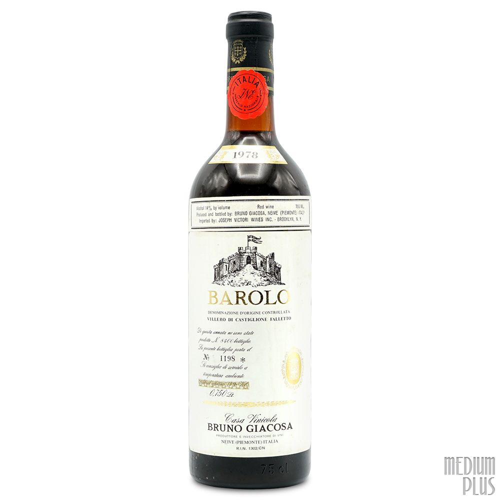 1989 Bruno Giacosa Barolo Villero di Castiglione Falletto