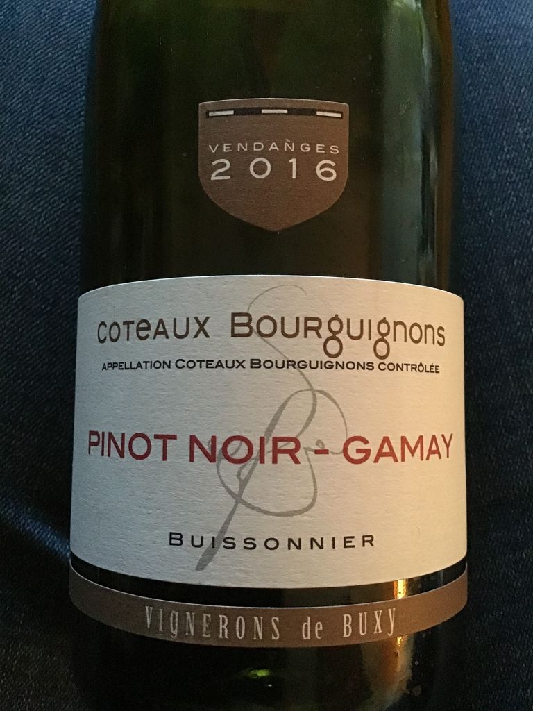 2018 Vignerons de Buxy Coteaux Bourguignons Buissonnier