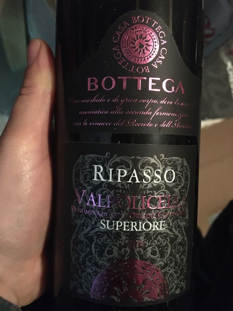 2009 Bottega Ripasso della Valpolicella Classico Superiore, Italy ...