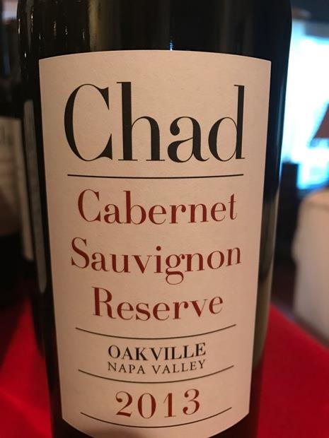 2013 Chad Cabernet Sauvignon Reserve Oakville, USA, California, Napa ...