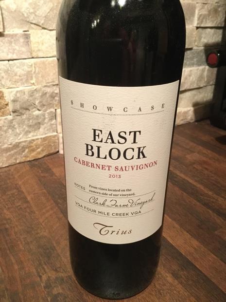 2013 Trius Cabernet Sauvignon Showcase Clark Farm East Block Canada