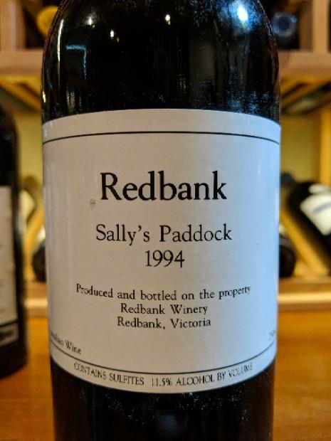 Tryk ned Dårlig skæbne Ved en fejltagelse 1989 Redbank Winery Sally's Paddock - CellarTracker
