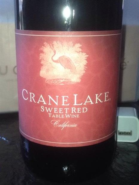 Nv Crane Lake Sweet Red Table Wine Usa California North Coast Napa Sonoma Cellartracker