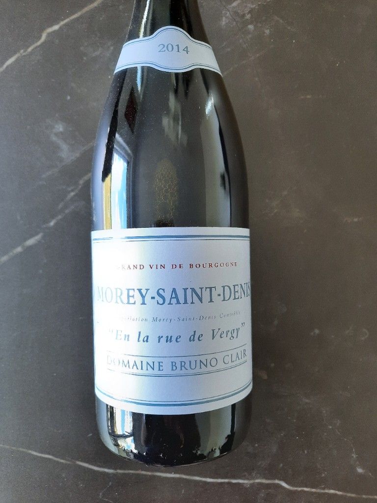 2014 Domaine Bruno Clair Morey-Saint-Denis En la Rue de Vergy