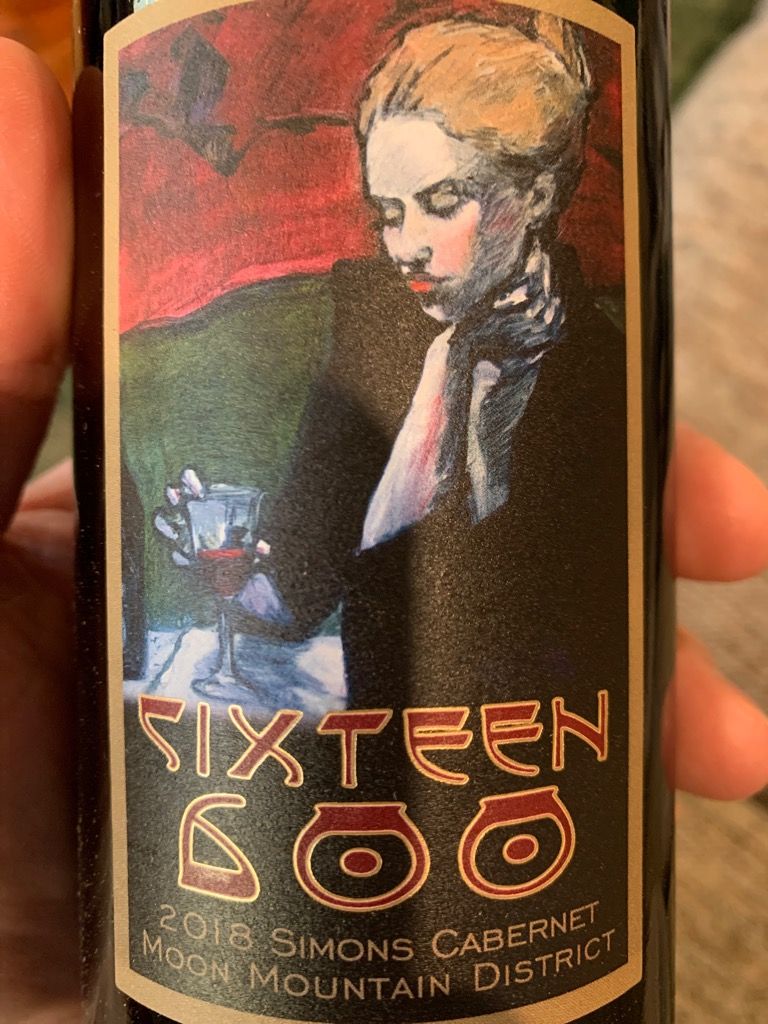 2018 Sixteen 600 Cabernet Sauvignon Simons Vineyard - CellarTracker