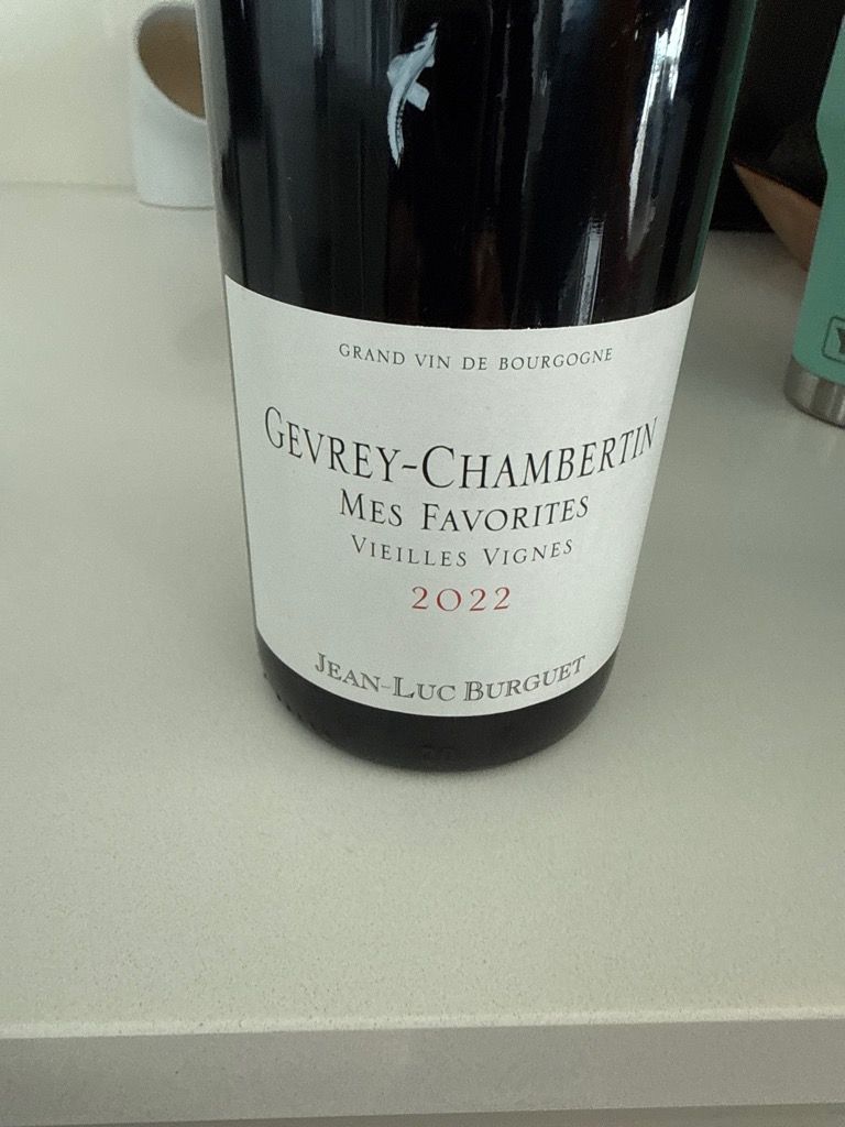 2022 Jean-Luc & Eric Burguet Gevrey-Chambertin Mes Favorites