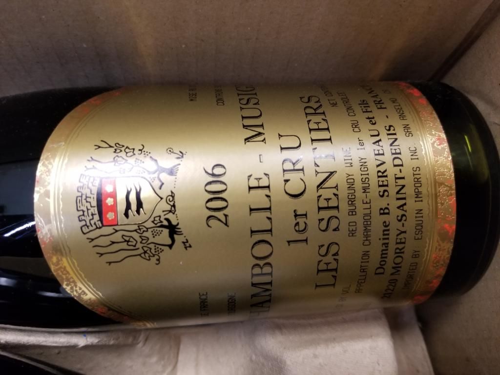 2006 Bernard Serveau Chambolle-Musigny 1er Cru Les Sentiers
