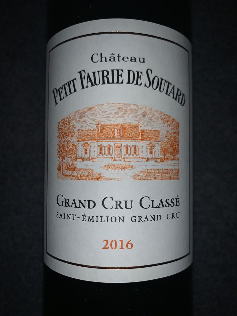 2016 Château Petit Faurie de Soutard, France, Bordeaux, Libournais, St