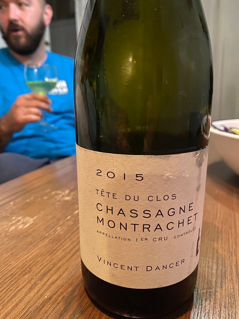 2015 Vincent Dancer Chassagne-Montrachet 1er Cru Tête Du Clos, France ...