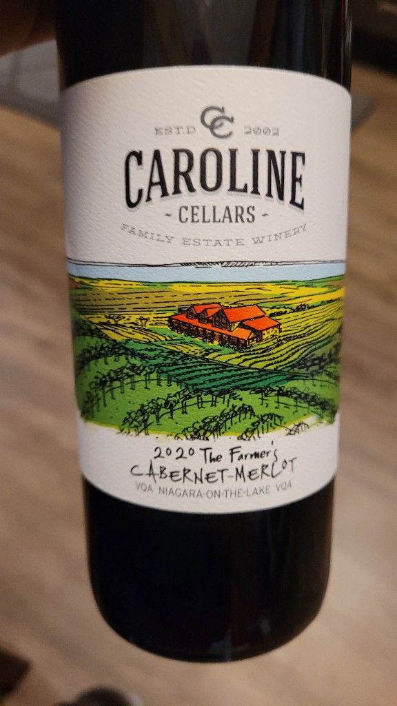 2020 Caroline Cellars The Farmer's Merlot, Canada, Ontario